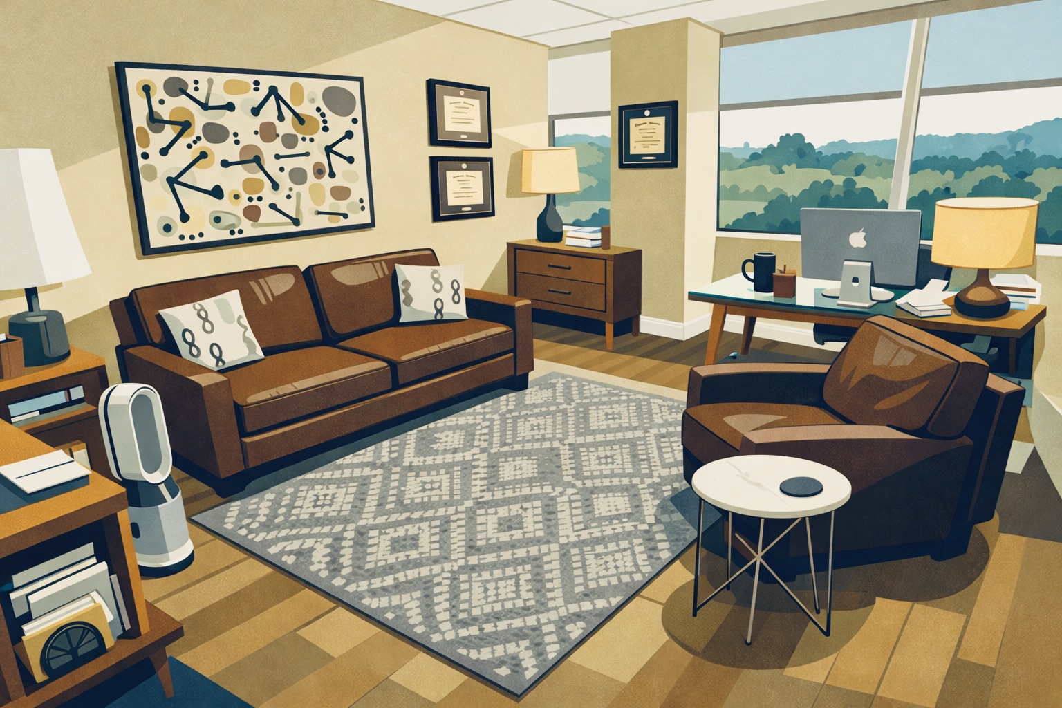 Swanson Psychology Office Interior, Encino, CA